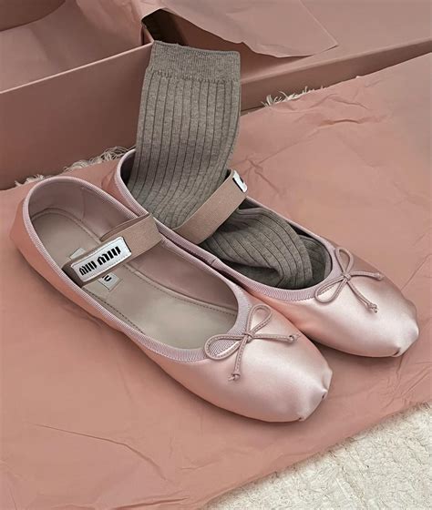 fake miu miu glitter shoes|Miu Miu ballet flats: Shop these similar high street pairs .